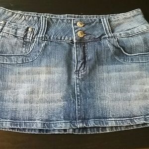 Vintage Super short Jean skirt